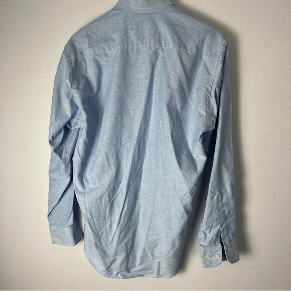 Manhattan men’s blue button up - Picture 5 of 5